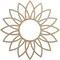 Ekena Millwork Daisy Wood Fretwork Pierced Ceiling Medallion, Birch, 22"OD x 7 5/8"ID x 3/8"T CMWP22X22X0375DABI - alternate 1